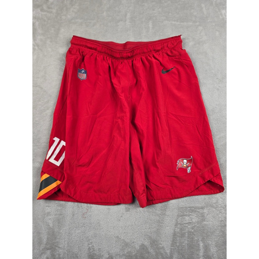 Nike NFL Tampa Bay Buccaneers Mens Large Red Dri-Fit On Field Training Shorts